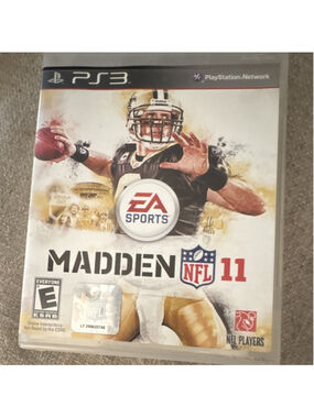 EA Sports Madden NFL 11 PS3 Multiplayer Manual NTSC-U/C 2010 E American Football